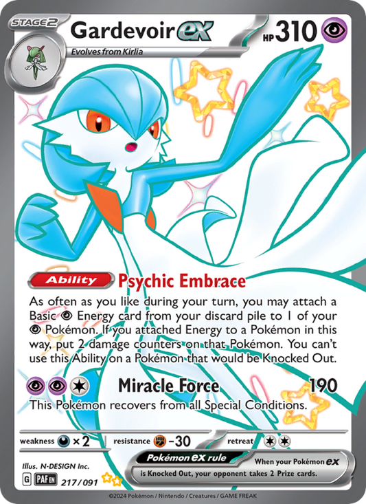 Gardevoir ex (217/91) Holographic card image