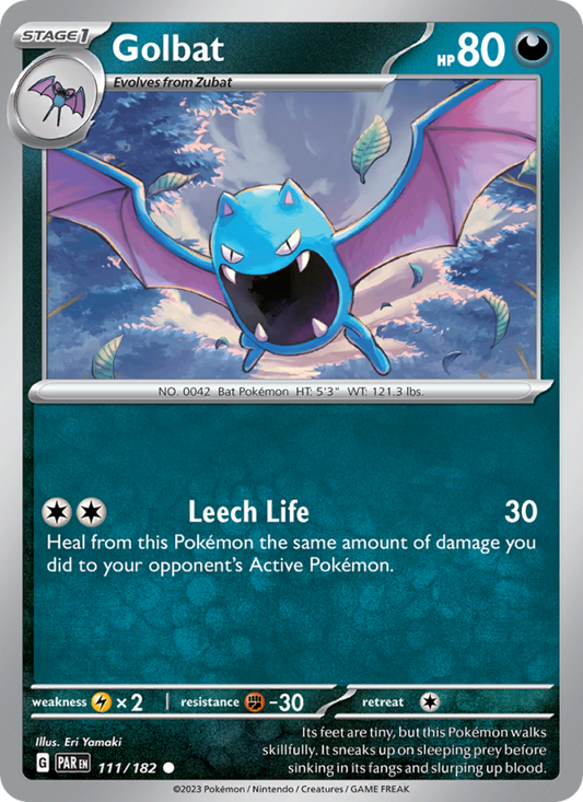 Golbat (111/182) Reverse Holo card image