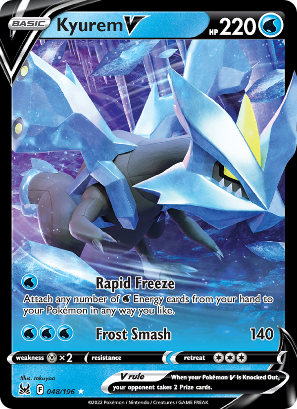 Kyurem V (048/196) Holographic card image