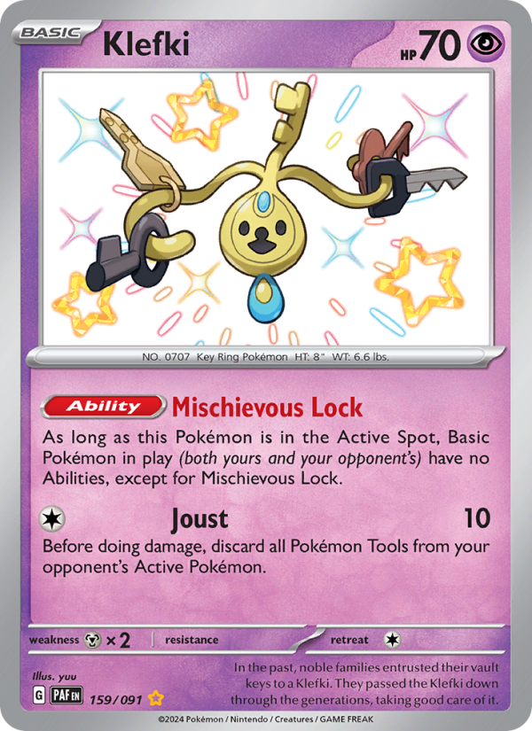 Klefki (159/91) Holographic card image