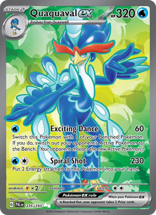 Quaquaval ex (235/193) Holographic card image