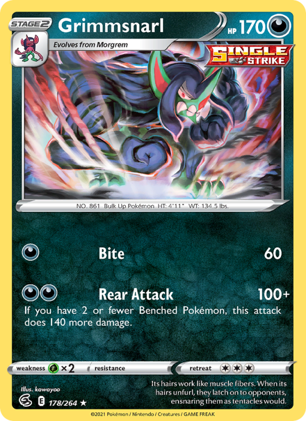 Grimmsnarl (178/264) Reverse Holo card image