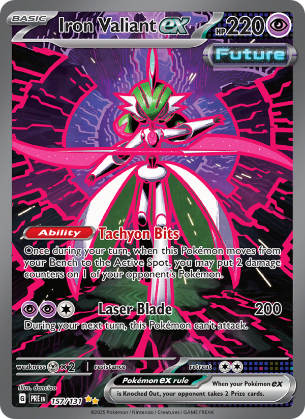 Iron Valiant ex (157/131) Reverse Holo card image