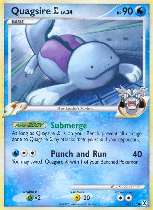 Quagsire GL (076/111) Reverse Holo card image