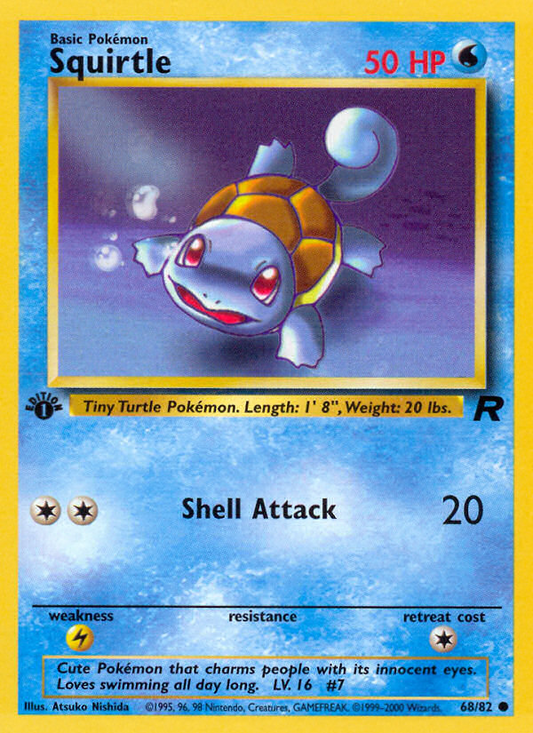 Squirtle (068/82) Reverse Holo card image