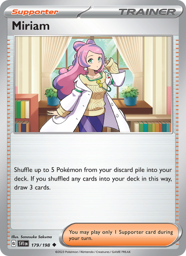 Miriam (179/198) Reverse Holo card image