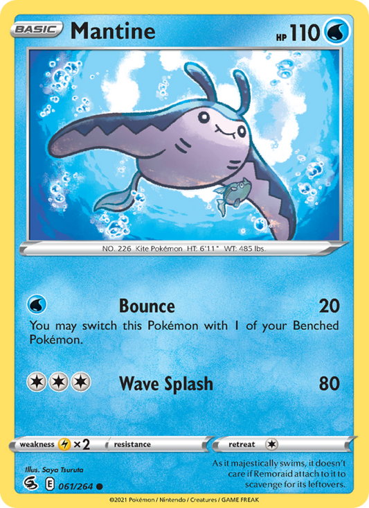 Mantine (061/264) Reverse Holo card image