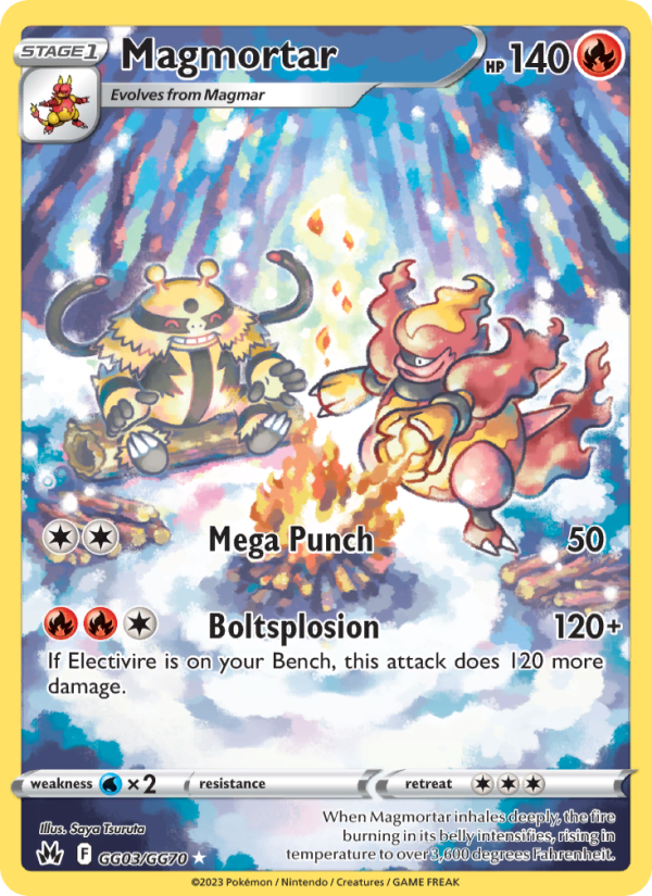 Magmortar (GG03/159) Holographic card image