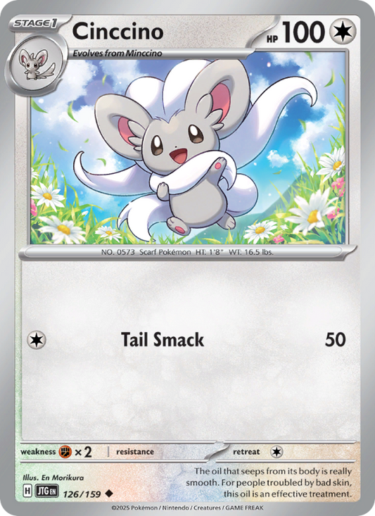 Cinccino (126/159) Reverse Holo card image