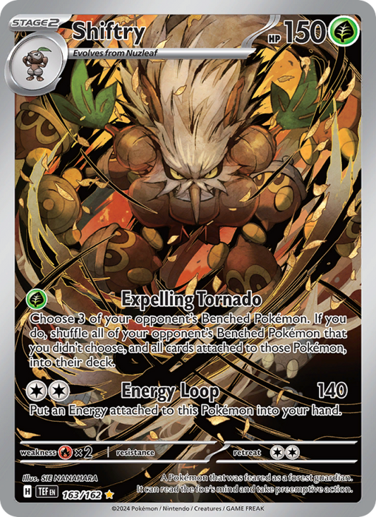 Shiftry (163/162) Holographic card image