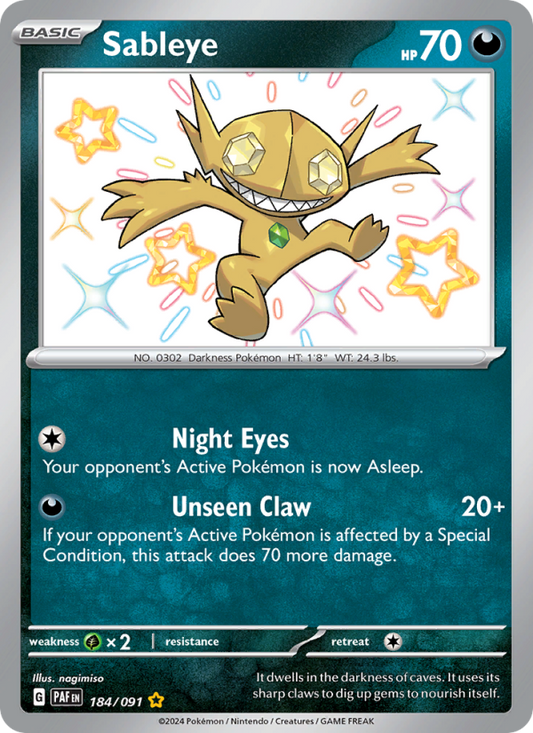 Sableye (184/91) Holographic card image