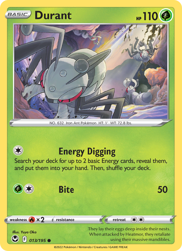 Durant (013/195) Reverse Holo card image