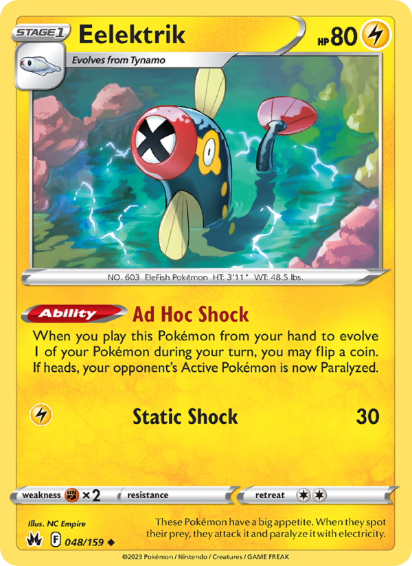 Eelektrik (048/159) Reverse Holo card image