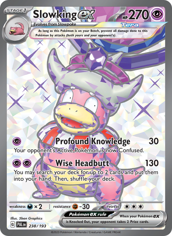 Slowking ex (238/193) Holographic card image