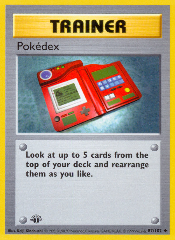 Pokédex (087/102) Reverse Holo card image