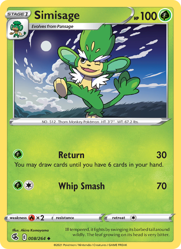 Simisage (008/264) Reverse Holo card image