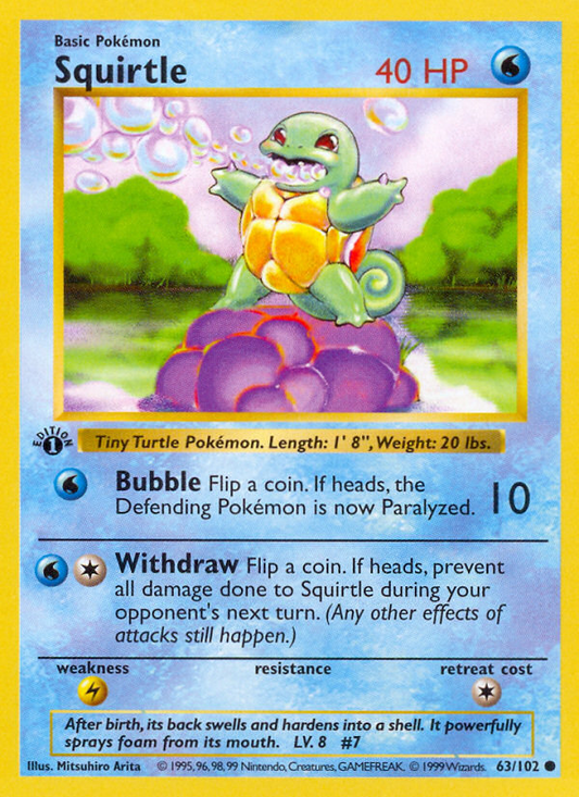 Squirtle (063/102) Reverse Holo card image