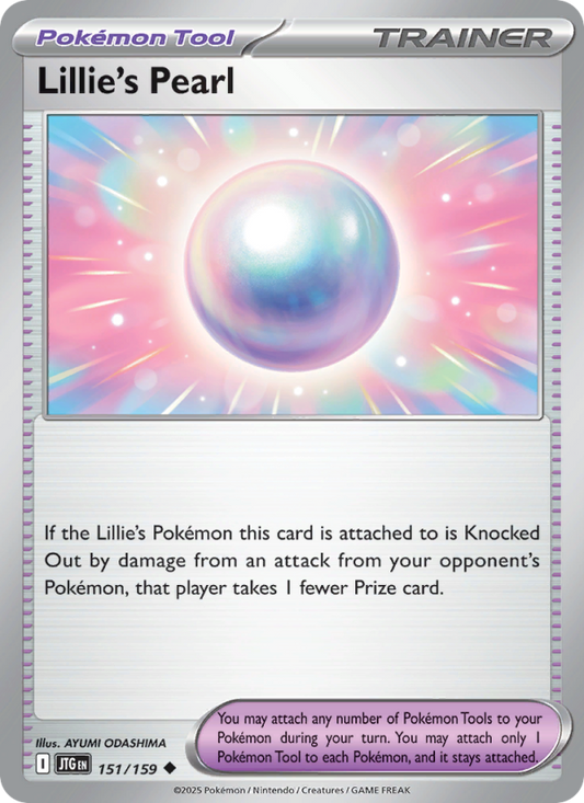 Lillie's Pearl (151/159) Reverse Holo card image