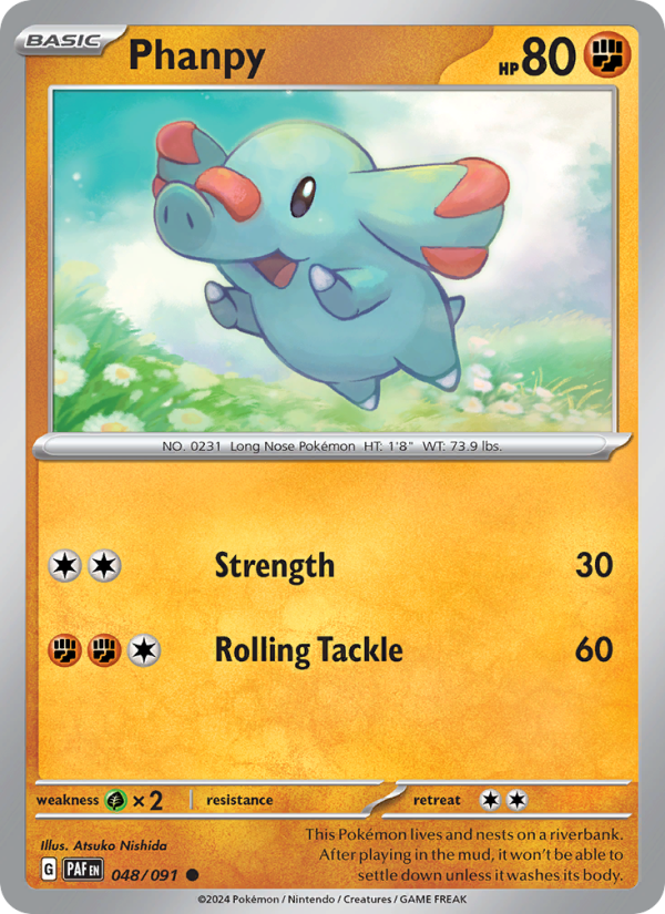 Phanpy (048/91) Reverse Holo card image