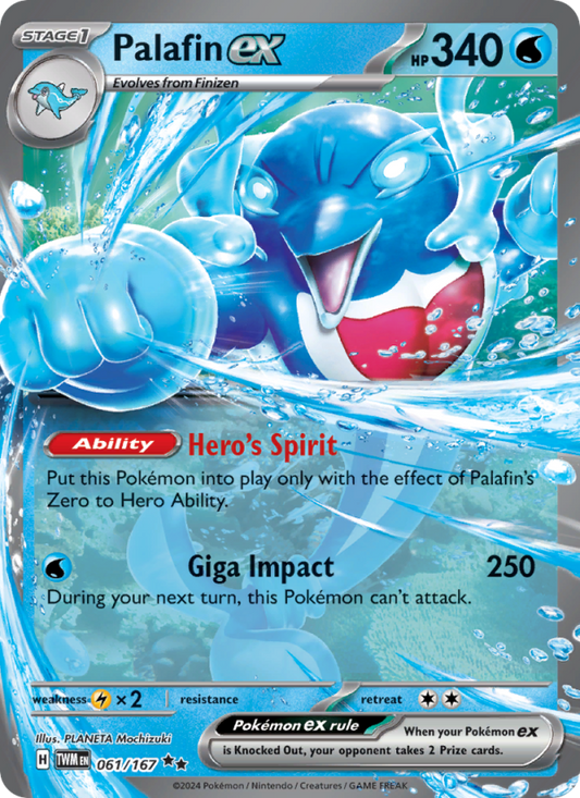 Palafin ex (061/167) Holographic card image