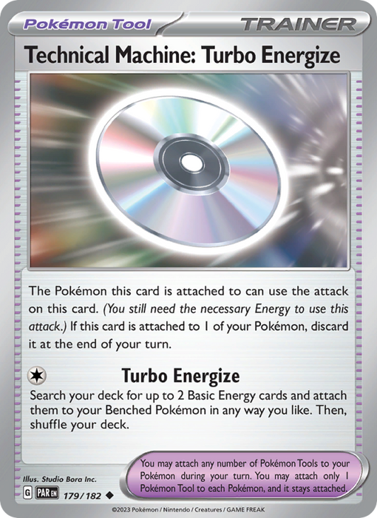 Technical Machine: Turbo Energize (179/182) Reverse Holo card image