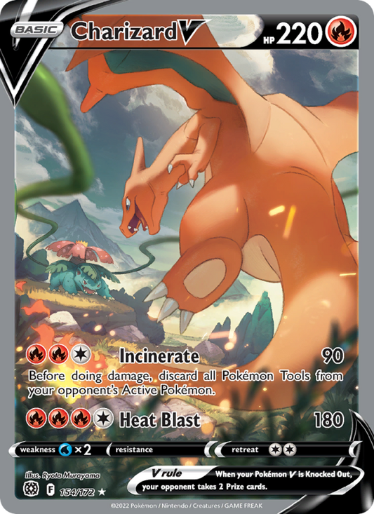 Charizard V (154/172) Holographic card image