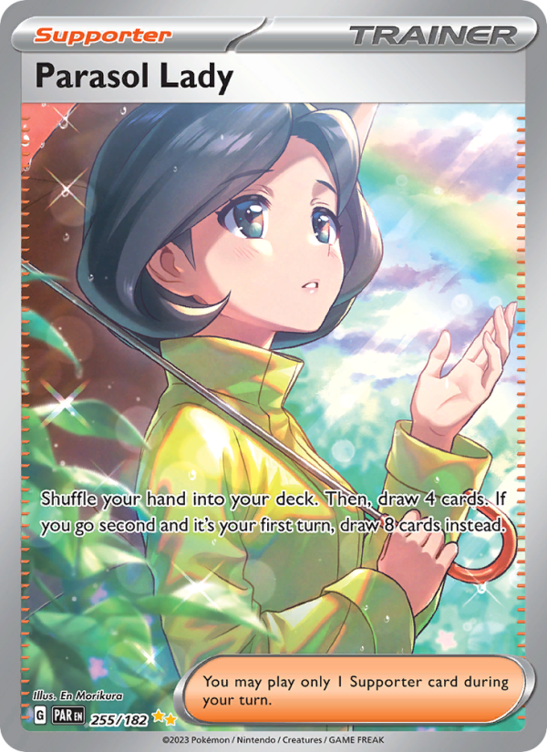 Parasol Lady (255/182) Holographic card image