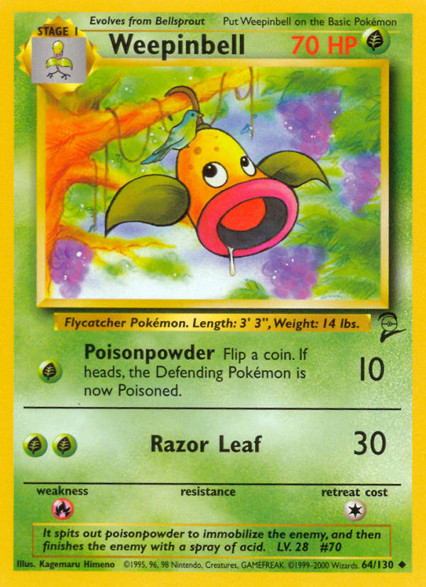Weepinbell (064/130) Reverse Holo card image