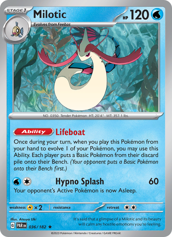 Milotic (036/182) Holographic card image