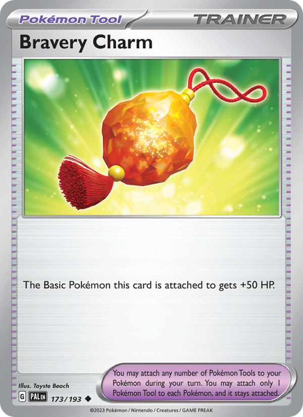 Bravery Charm (173/193) Reverse Holo card image