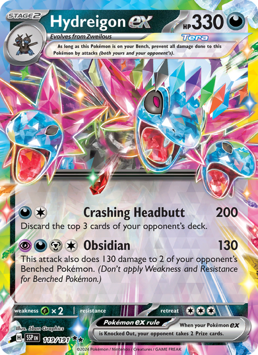 Hydreigon ex (119/191) Holographic card image