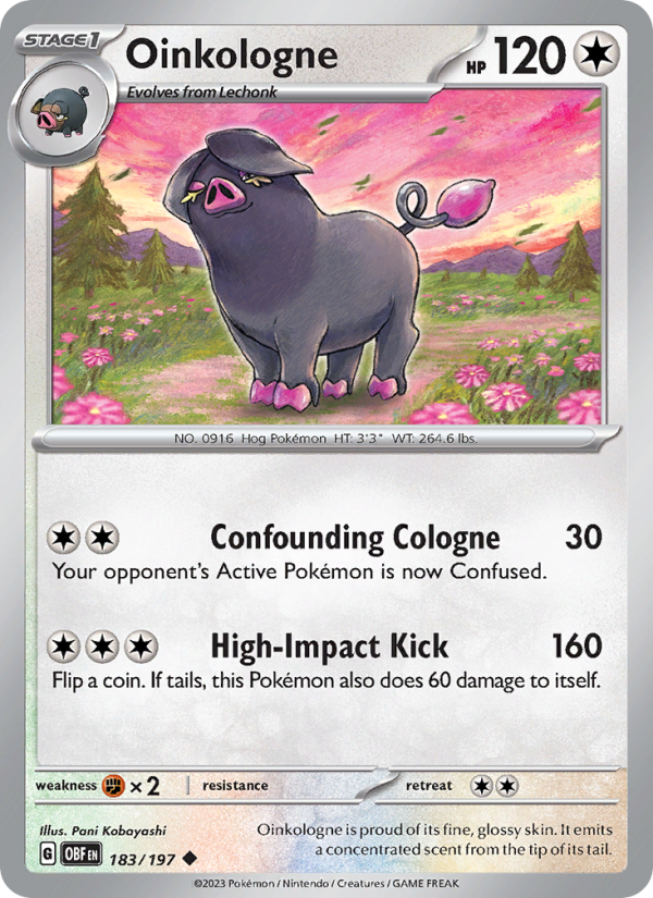 Oinkologne (183/197) Reverse Holo card image