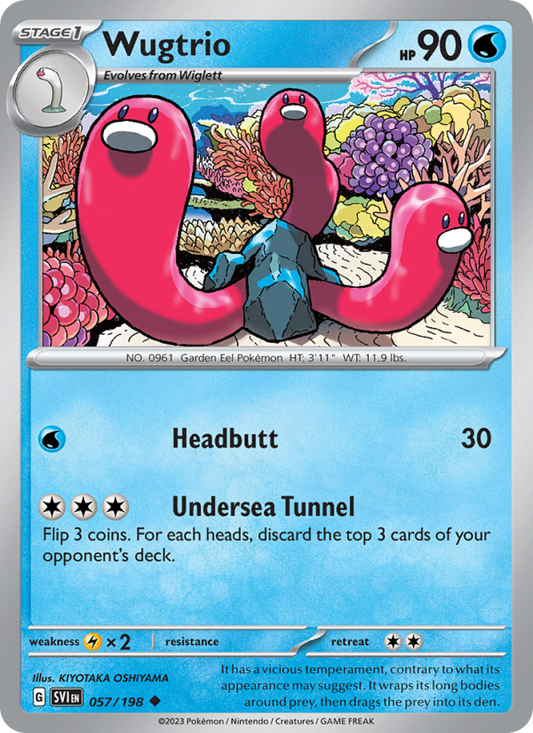 Wugtrio (057/198) Reverse Holo card image