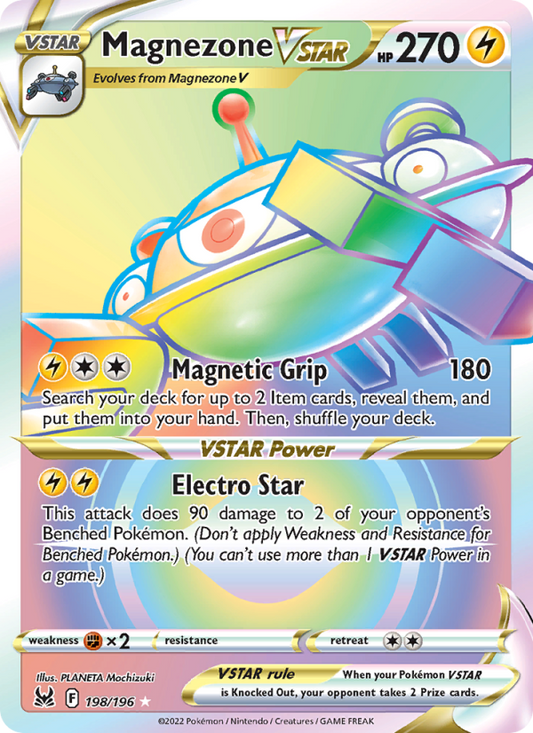 Magnezone VSTAR (198/196) Holographic card image