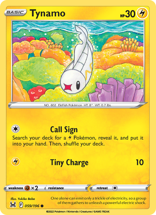 Tynamo (059/196) Reverse Holo card image