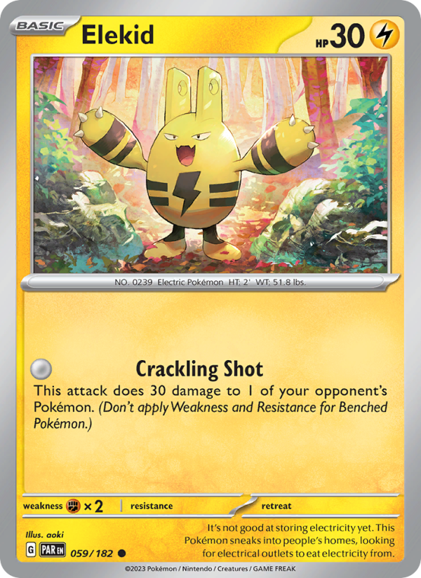 Elekid (059/182) Reverse Holo card image