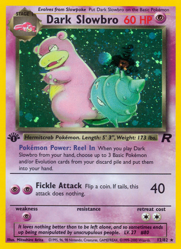 Dark Slowbro (012/82) Reverse Holo card image