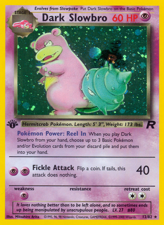 Dark Slowbro (012/82) Reverse Holo card image