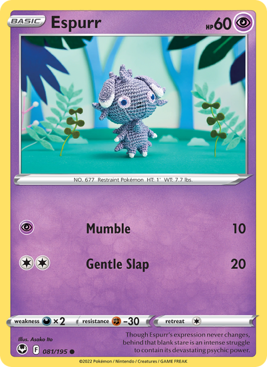 Espurr (081/195) Reverse Holo card image