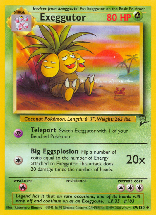Exeggutor (039/130) Reverse Holo card image