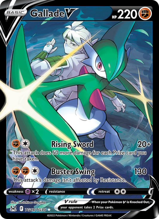 Gallade V (TG19/196) Holographic card image