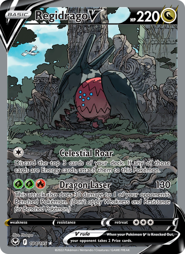 Regidrago V (184/195) Holographic card image