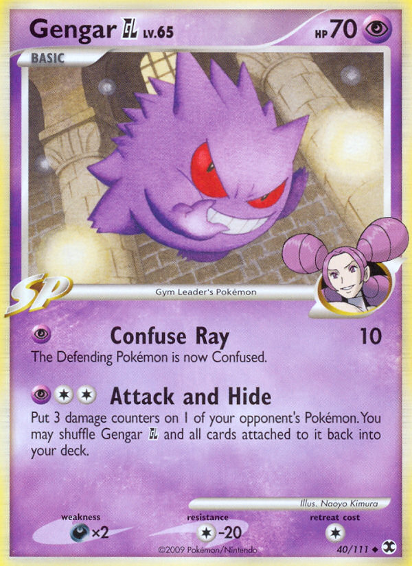 Gengar GL (040/111) Reverse Holo card image