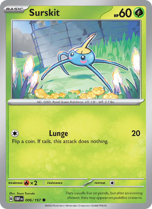 Surskit (006/197) Reverse Holo card image
