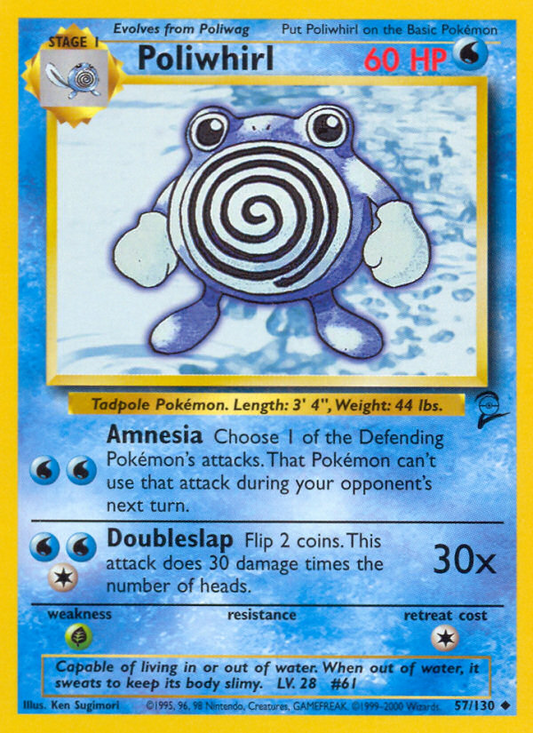 Poliwhirl (057/130) Reverse Holo card image
