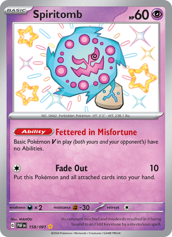 Spiritomb (158/91) Holographic card image