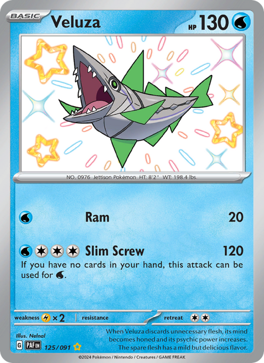 Veluza (125/91) Holographic card image