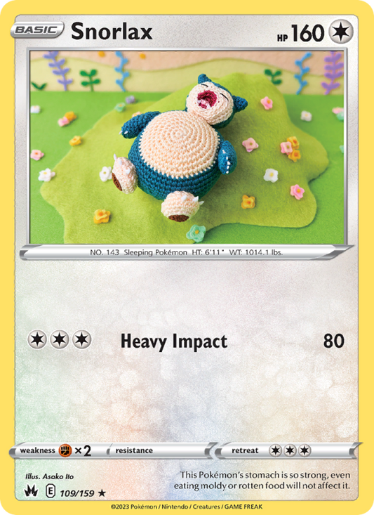 Snorlax (109/159) Reverse Holo card image