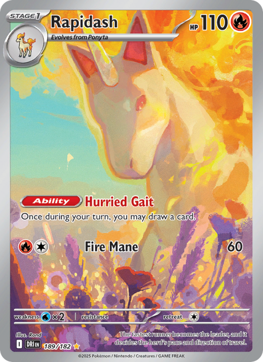 Rapidash (189/182) Reverse Holo card image