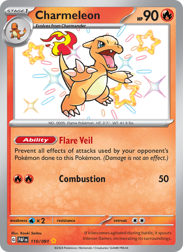 Charmeleon (110/91) Holographic card image